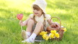 Happy child with lollipop