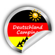 Sticker- Deutschland Camping