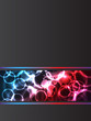 Abstract company brochure with plasma effect Abstract company brochure with plasma effect