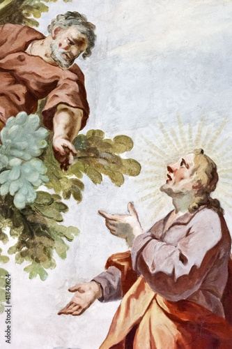 Photo: Fresco Wieskirche Fresco Wieskirche