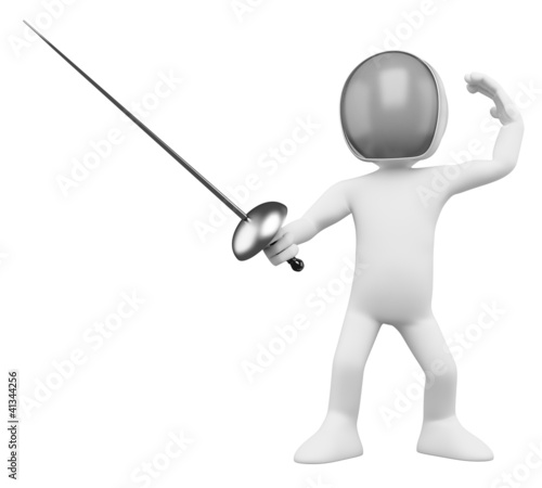 Illustration: 3D Fencer - Fencing 3D Fencer - Fencing