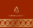 Ganesha, traditional Hindu wedding card design, India Ganesha, traditional Hindu wedding card design, India