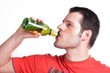 Man enjoying his beer