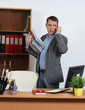 man talking on mobile phone