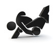 judo symbol 3d