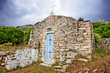 grèce; cyclades; naxos : église byzantine grèce; cyclades; naxos : église byzantine