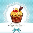 Cute cupcake design