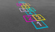 Hopscotch In A School