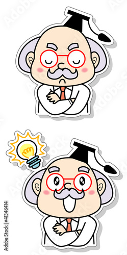 Vector: 閃く博士 閃く博士