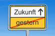 gestern und Zukunft