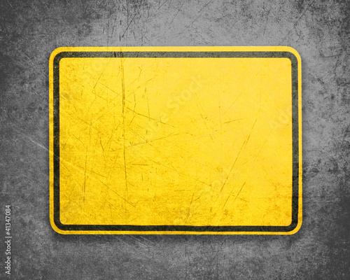 Photo: Yellow Sign Yellow Sign