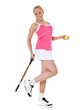 Attraktive junge Tennisspielerin