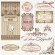 vintage frames and decoration