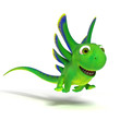 Jumping lizard
