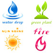 Umwelt und Natur - icon set