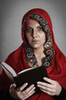 canvas print picture - Orthodox nun