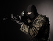 soldier with balaclava