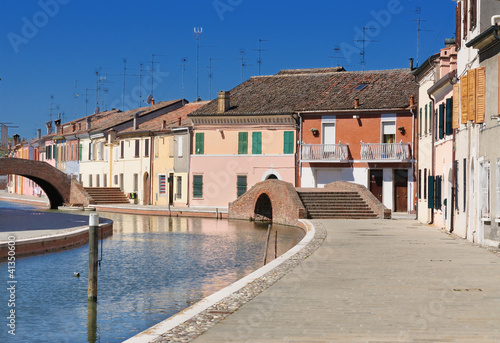 Photo: View of Comacchio, Ferrara, Emilia Romagna, Italy View of Comacchio, Ferrara, Emilia Romagna, Italy