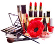 Decorative cosmetics for makeup. Decorative cosmetics for makeup.