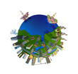 Model of the globe