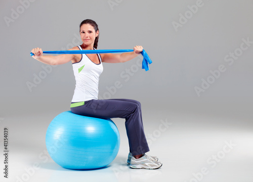 Photo: Training mit Theraband 9 Training mit Theraband 9