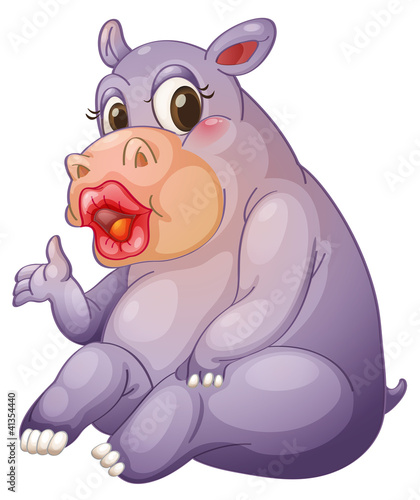 Vector: Sexy hippo Sexy hippo