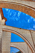 Lateral arches of the church in Assisi in hdr Lateral arches of the church in Assisi in hdr