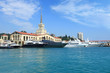 yachts on raid in port of the Sochi yachts on raid in port of the Sochi