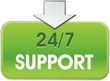 bouton 24/7 support