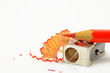 Farbstift und Anspitzer