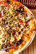 Pizza with vegetables Pizza with vegetables
