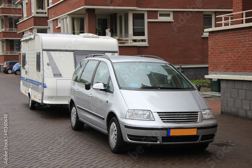 Photo: car and caravan car and caravan