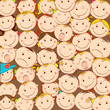 Kids Looking Upward