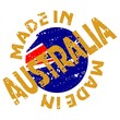 vector label Made in Australia vector label Made in Australia