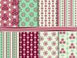 abstract vector set of scrapbook paper