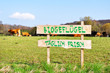 Biogeflügel Schild