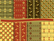 Abstract vector set of scrapbook paper