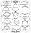 vintage page decoration vector