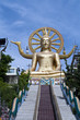 The golden big buddha at smui island, Thailand