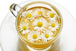 chamomile with flower inside