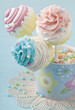 Colorful cupcake pops Colorful cupcake pops