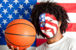 American basketball fan