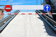 Parking entrance