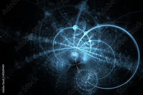 Illustration: Abstract techno background Abstract techno background