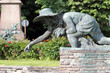 rice weeder statue