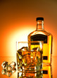 Amber whiskey