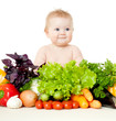 Photo: babe with vegetables babe with vegetables