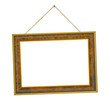 Details der Fotografie Retro frame with string