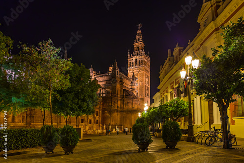 Photo: Cathedral La Giralda at Sevilla Spain Cathedral La Giralda at Sevilla Spain
