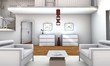 3d helles Wohnzimmer